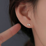 Sterling Silver Knotted Stud Earrings