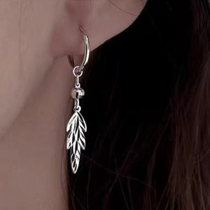 Sterling Silver Leaf Earrings