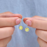 Sterling Silver Lemon Earrings