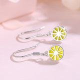 Sterling Silver Lemon Earrings