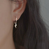 Sterling Silver Lightning Earrings