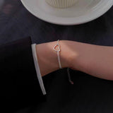 Sterling Silver Love Heart Bracelets