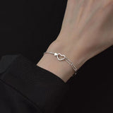 Sterling Silver Love Heart Bracklets