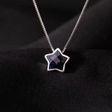 Sterling Silver Luxury Black Star Necklaces