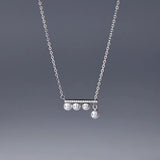 Sterling Silver Luxury Pearl Chain Necklaces