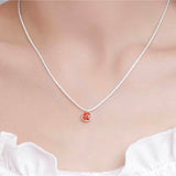 Sterling Silver Moissanite Necklace