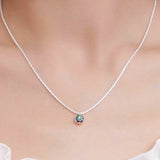 Sterling Silver Moissanite Necklace