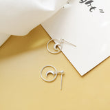 Sterling Silver Moon Earrings