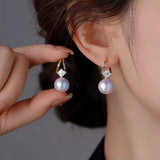 Sterling Silver Pearl Earrings