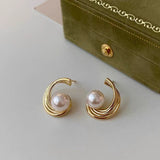 Sterling Silver Pearl Earrings