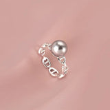 Sterling Silver Pearl Rings