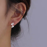 Sterling Silver Plum Blossom Earrings