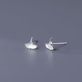 Sterling Silver Simple Stud Earrings