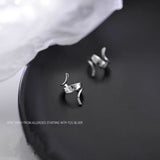 Sterling Silver Snake-Shaped Ear Clips