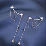 Sterling Silver Star Earrings