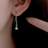 Sterling Silver Star Earrings