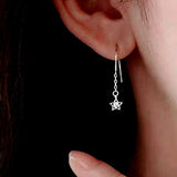 Sterling Silver Star Earrings