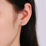 Sterling Silver Star Stud Earrings