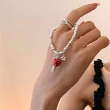 Sterling Silver Strawberry Bracklets