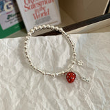 Sterling Silver Strawberry Bracklets