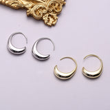 Sterling Silver U-Shaped Earrings