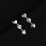 Sterling Silver Heart Earrings