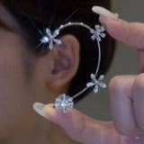 Rotating Flower Ear Cuffs(1 Pair)