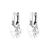 Sterling Silver Luxury Ear Buckle Earrings