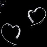 Heart Design Threader Earrings