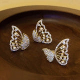 14k Gold-plated Butterfly Jacket Earrings