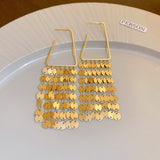 18K Gold-plated Luxurious Fish Scale Earrings