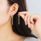 14K Gold-plated Luxury Earrings