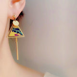 Spanish Style Asymmetrical Earrings