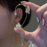 Elegant Zircon Butterfly Ear Cuffs(1 Pair)