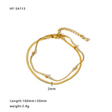 Fashion Chain Zircon Bracelets