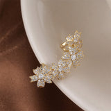 Fashion Zircon Flower Ear Cuffs(1 Pair)