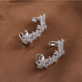 Fashion Zircon Flower Ear Cuffs(1 Pair)