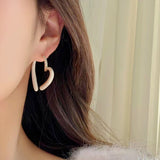 18K Gold-plated Heart Design Earrings