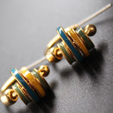 18K Gold-covered Vintage Earrings