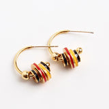 18K Gold-covered Vintage Earrings