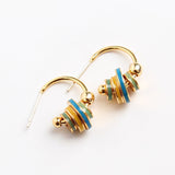 18K Gold-covered Vintage Earrings