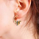 18K Gold-covered Vintage Earrings