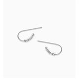 Sterling Silver Diamond Threader Earrings