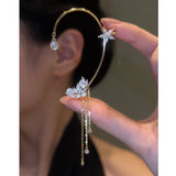 Zircon Star Ear Cuffs(1 Pair)