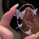 Butterfly Fashion Zircon Ear Cuffs(1 Pair)