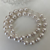 10mm Luxury Austria Crystal Pearl Necklaces