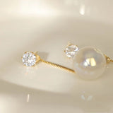 14K Gold-plated Mermaid Pearl Earrings