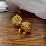 18K Gold Plated Nest Earrings