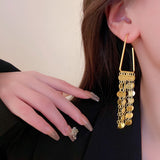 18K Gold-plated Luxurious Fish Scale Earrings