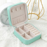 Portable Mini Jewelry Storage Box for Travel Earrings/Rings/Necklaces